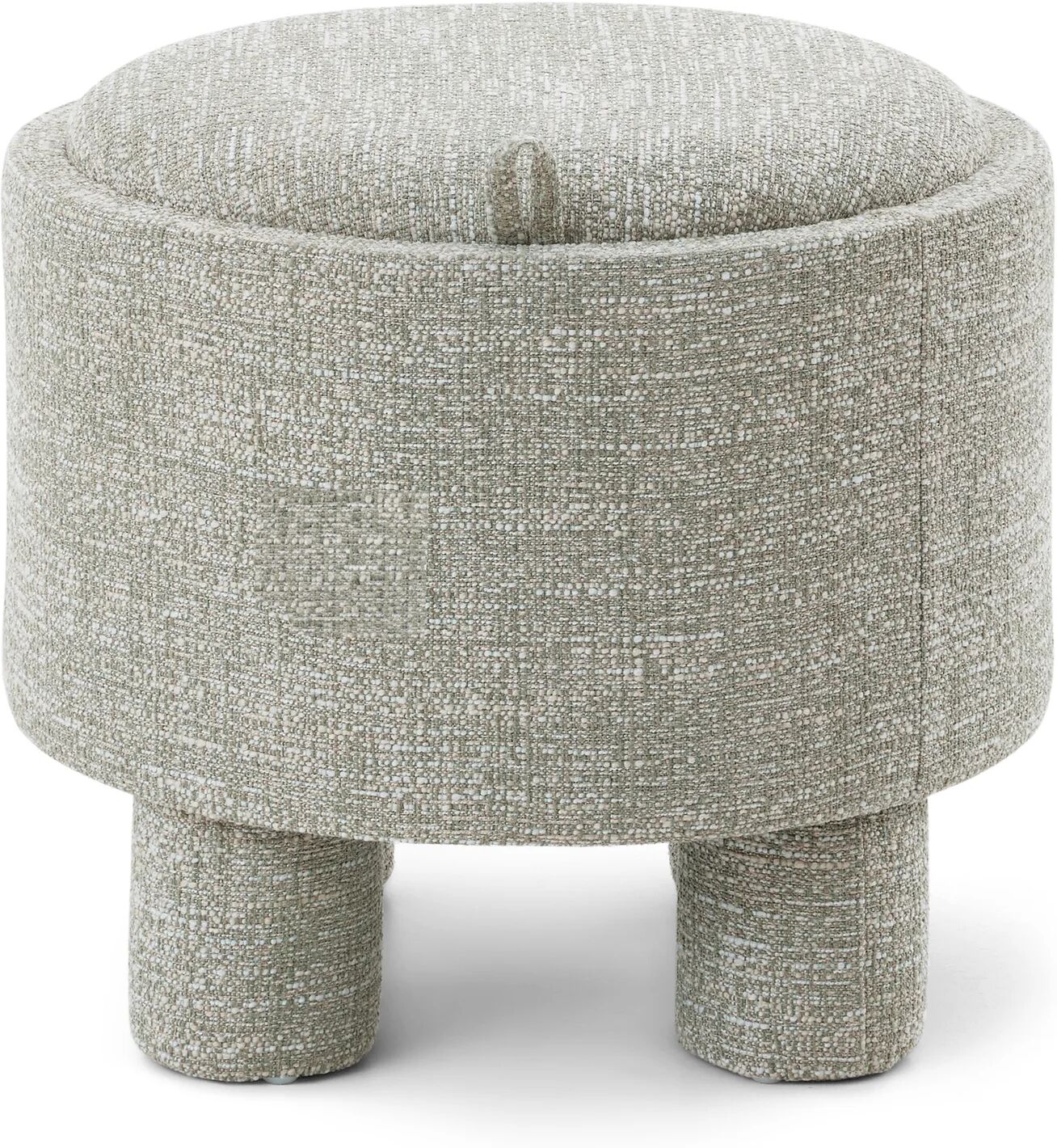 Tchibo - Sitzpouf mit Tablett - olivgrün
