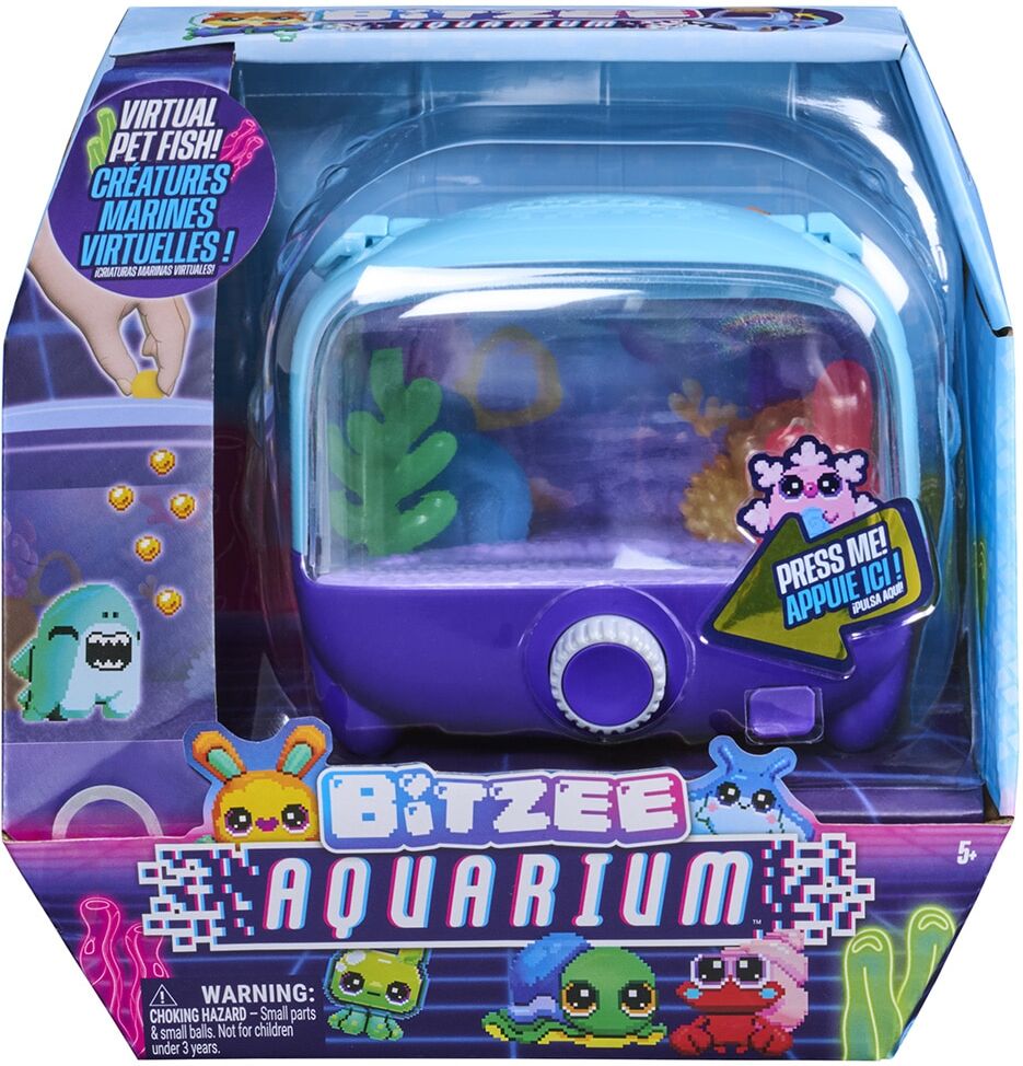 Bitzee Mascota Digital Interactiva Acuario Spin Master.