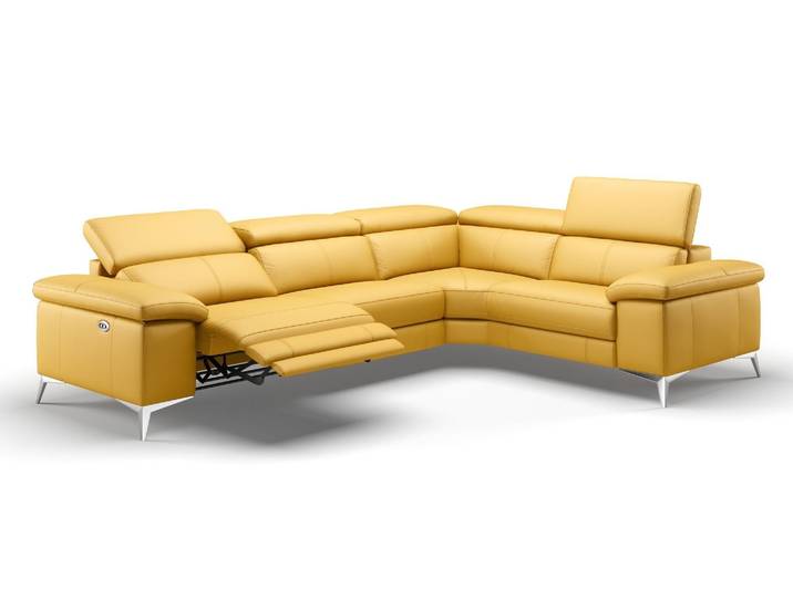 Leder Ecksofa MILANO mit Relaxfunktion Wohnlandschaft