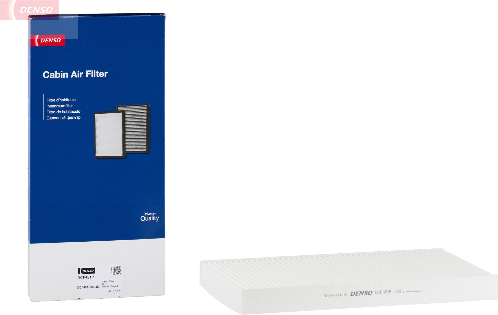 Denso Filter, Innenraumluft Dcf481p Für Cadillac Saab