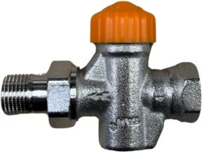 Heimeier Thermostat-Ventilunterteil 3912-02.000 Durchgang, DN 15, mit automatischer Durchflussregelung