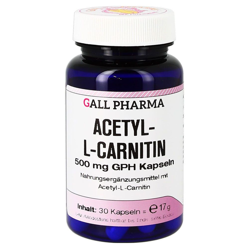 Acetyl-L-Carnitin 500 mg Kapseln 30 St