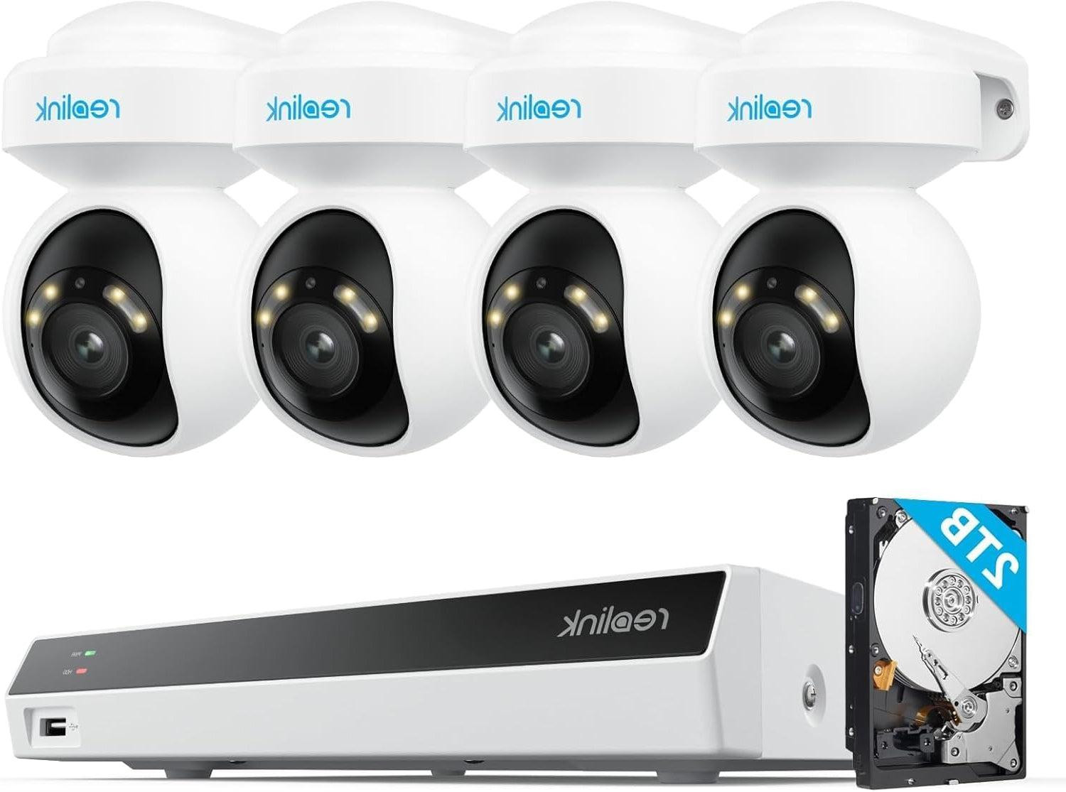 Selius Beveiligingscamera Set - PTZ Bewakingscamera met 4K Ultra HD