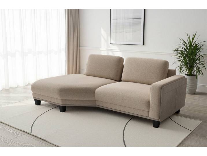 sit&more Ecksofa Concept, Modernes Sofa in drei Fußfarben zur Auswahl