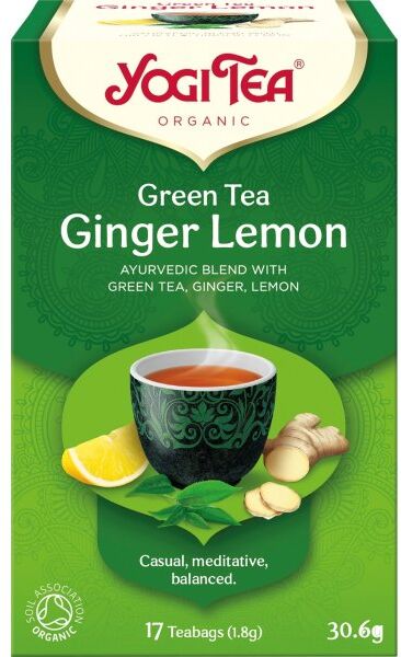 Yogi Tea Green Ginger Lemon Te, 17 Breve