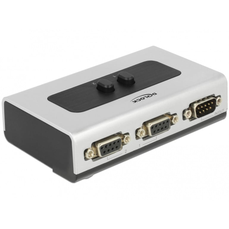 Delock 87729 RS232/RS422/RS485 Umschakelaar met 2 poorten handmatig