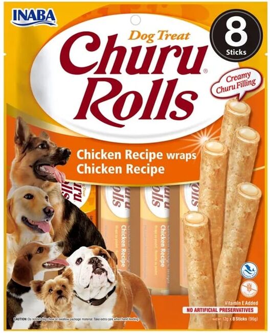 Churu Dog Roll Receta De Pollo 8 Uds 96g