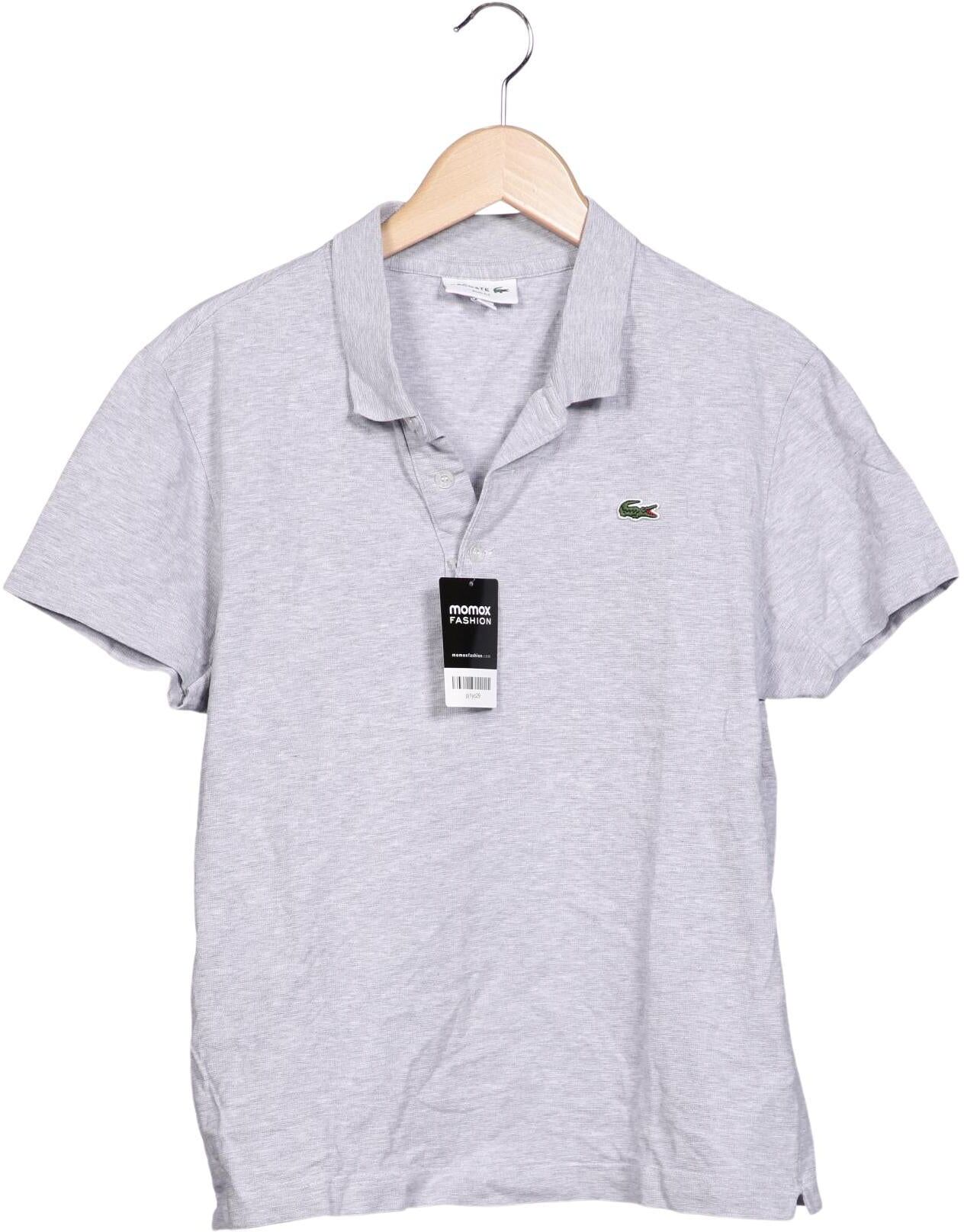 Lacoste Herren Poloshirt, Grau, Gr. L (Lacoste 5), Baumwolle - Second Hand
