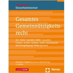 Gesamtes Gemeinnützigkeitsrecht, 3. Auflage, Fachbücher von Geibel, Jachmann-Michel, Winheller