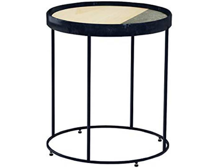 Gem Beistelltisch 40 cm Mango Stein