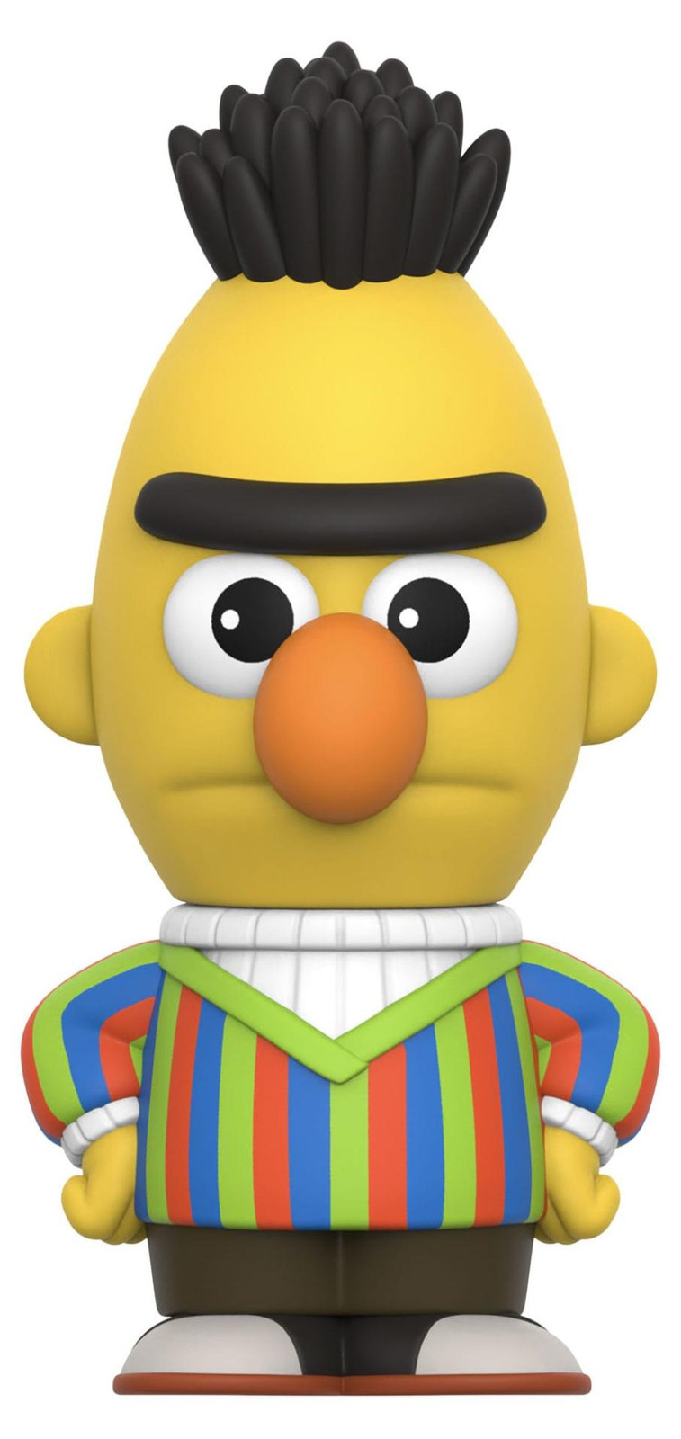 Super7 Sesamstraat Bert Zacht Vinylfiguur Serie 02, 13 cm