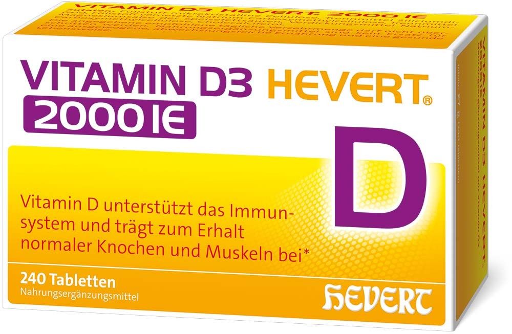 Vitamin D3 Hevert 2000 I.e. Tabletten 240 St