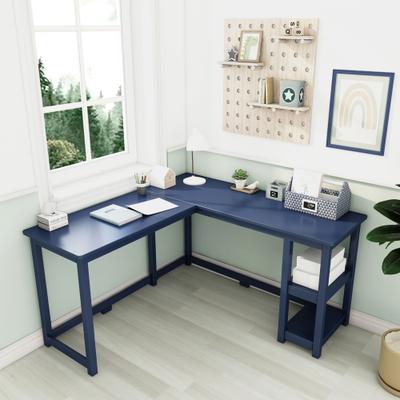 Max & Lily Corner Desk with Shelves
