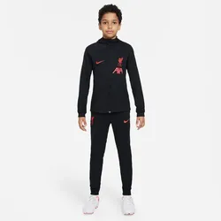 Nike FC Liverpool Strike Trainingsanzug Kinder schwarz/rot 128-137