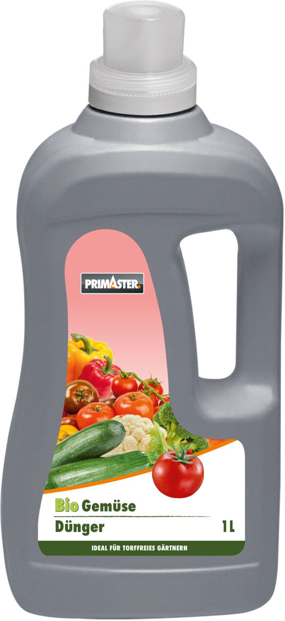 Primaster Bio Flüssigdünger 1 l für Gemüse, Tomaten, Paprika, Chili