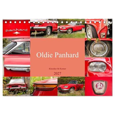 Oldie Panhard - Klassiker für Kenner (Tischkalender 2027 DIN A5 quer), CALVENDO Monatskalender