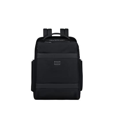 Reiserucksack SAMSONITE "IMAGE BIZ", Gr. B/H/T: 30cm x 40cm x 20cm, schwarz, Polyester, Rucksäcke Reiserucksack, Damen Business-Rucksack mit praktischen Seitenfächern