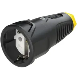 PCE 2510-se Taurus2 Gummi-Kupplung nat IP20 (schwarz/gelb) 2510se