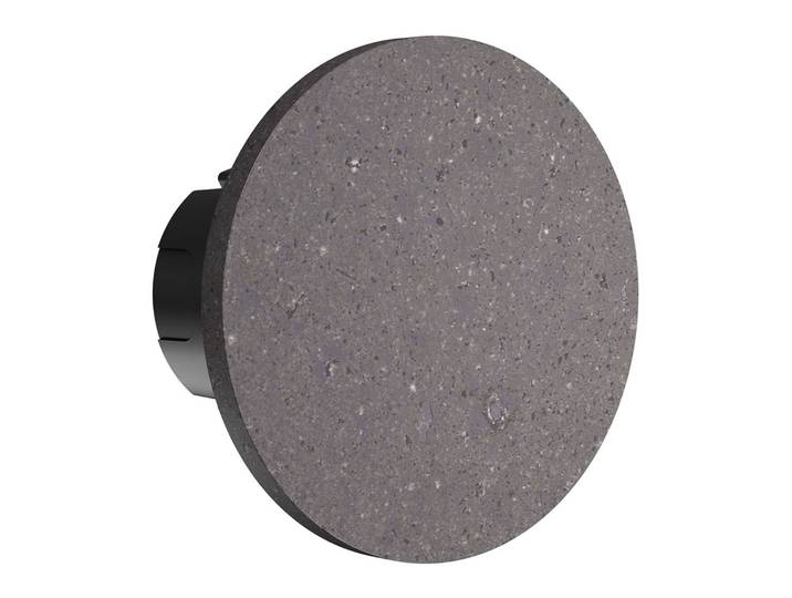Flos Architectural FLOS Camouflage 140 LED-Wandeinbaulampe Basalt, alu / grau / zink, Aluminium, Modern