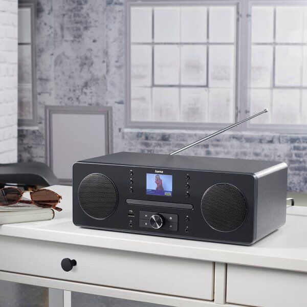 Hama Fm/dab+/cd/bt Internetradio, Sort