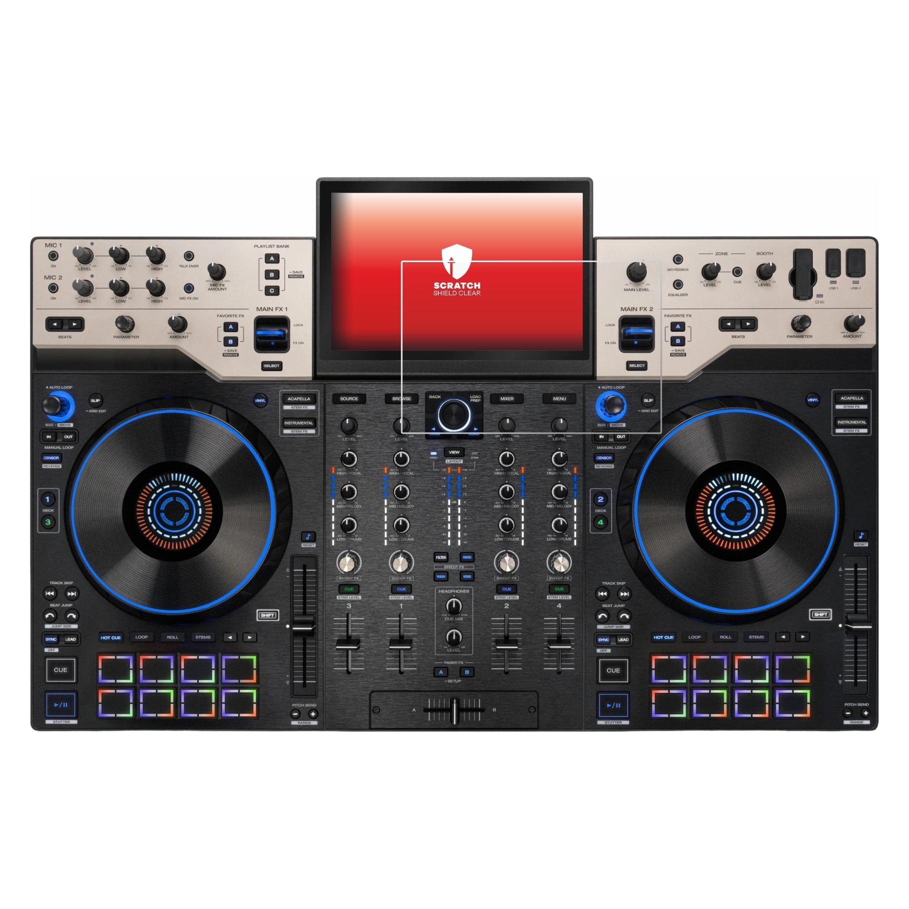 upscreen Schutzfolie für Denon DJ Prime 4 G2 Displayschutz Displayschutzfolie Folie Klar Transparent (2865051)