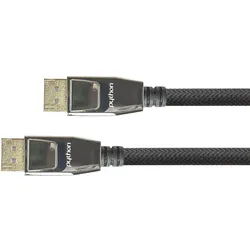 PYTHON DisplayPort 1.2 Kabel 10m 4K2K UHD vergoldet OFC St./St. schwarz