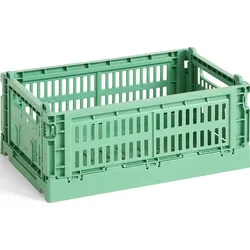 Hay Colour Crate Aufbewahrungskorb S dunkle Minze