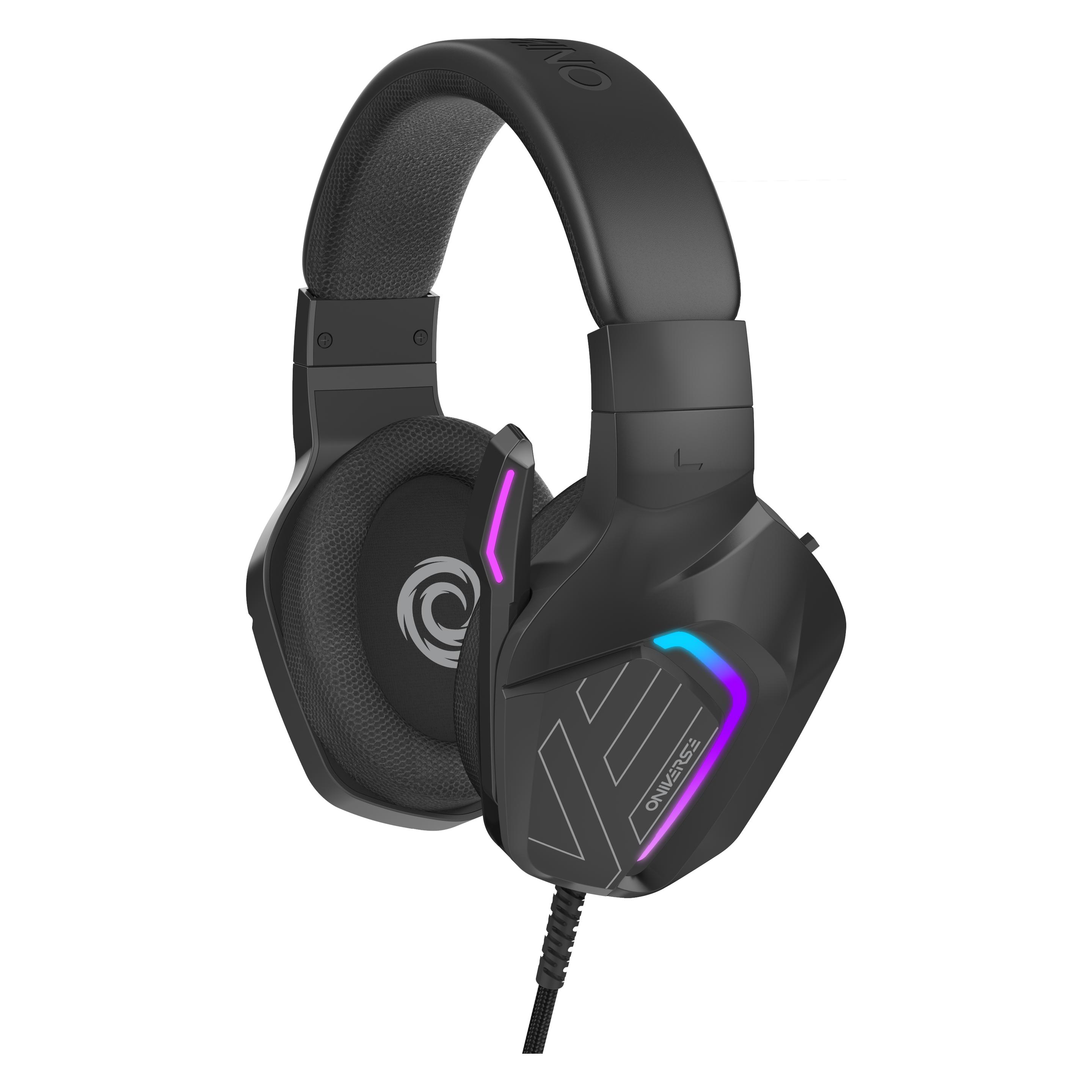 Oniverse Gaming Headset Meteor - Carbon Black (Kabelgebunden) (ONIHSMET-MLT-BLK)
