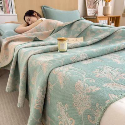 Uplift Picks 3 Layer Cotton Gauze Blanket Lightweight Pure Cotton Throw seafoam Mint 200x230cm 1 Pc