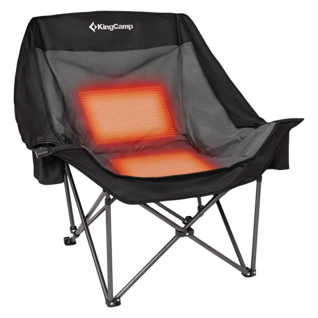 Kingcamp KING CAMP Canna C10 - Klappbarer, beheizbarer Campingstuhl (72623653)