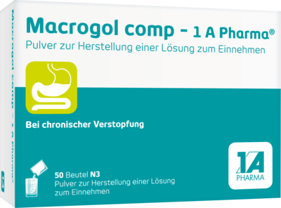 1 A Pharma GmbH MACROGOL comp-1A Pharma Plv.z.Her.e.Lsg.z.Einn. 50 St 09714646