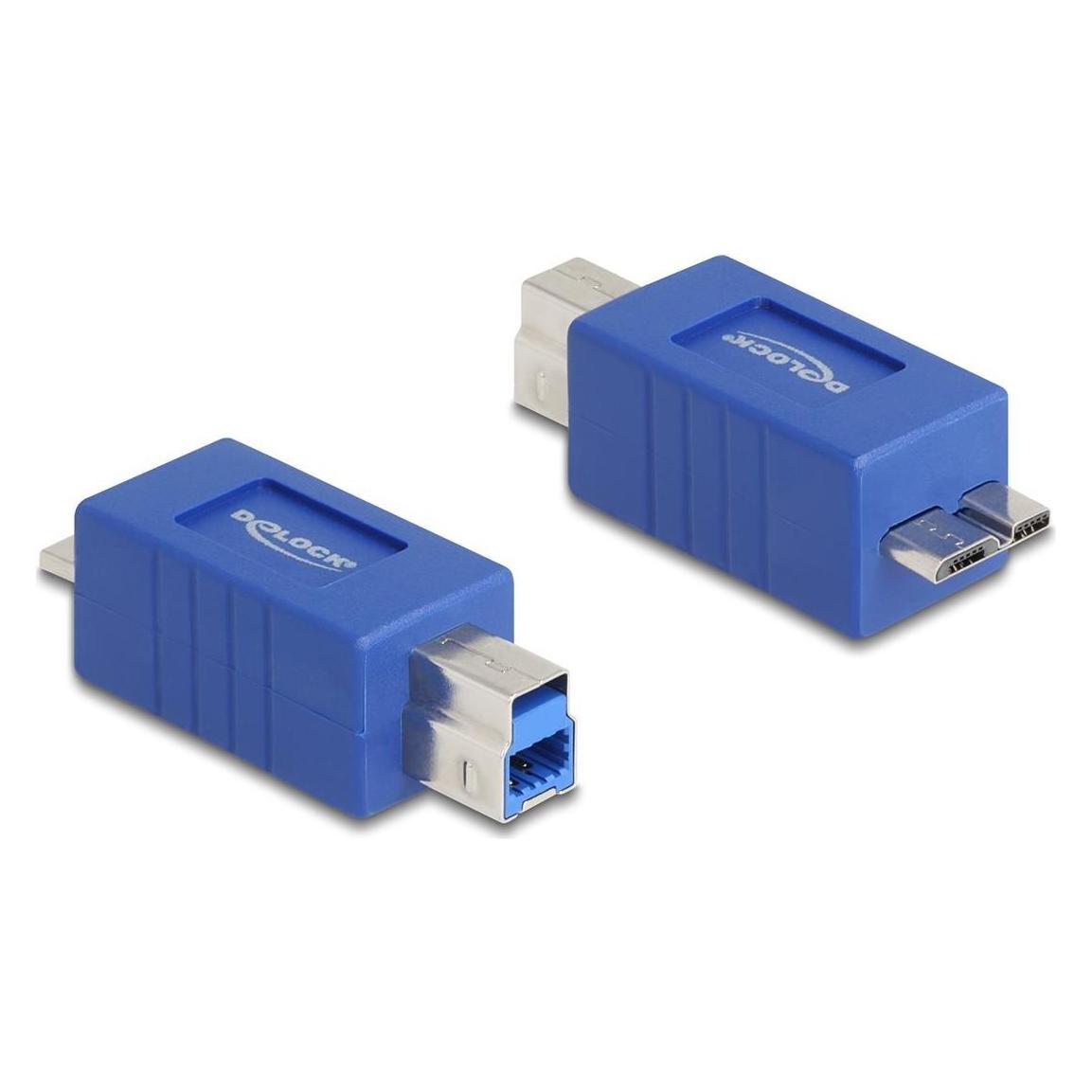 Delock USB 5 Gbps Adapter USB Typ-B Stecker zu USB Micro-B S (USB-B) (67215)