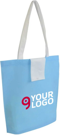 Shopper  in TNT 80g, ripiegabile, manici corti Personalizzate o neutre