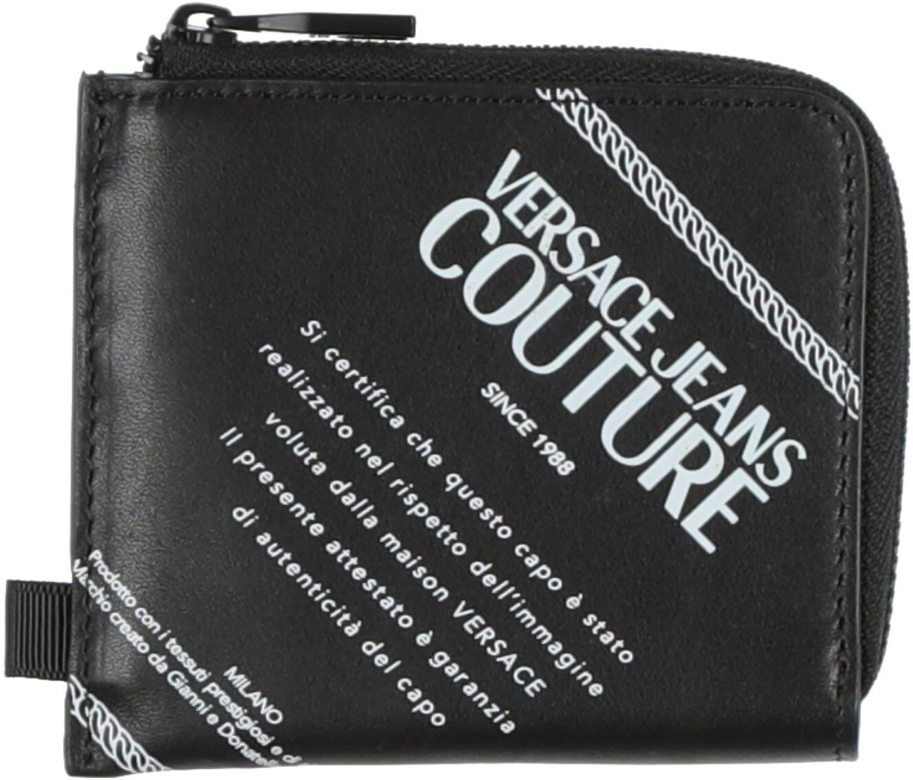 Versace Jeans Couture Tarjetero Hombre Negro -- Hombre