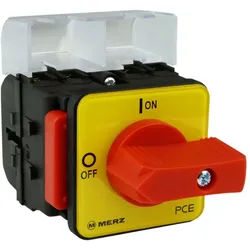 Not-Aus-Schalter Trennschalter ML0 16A 3P Hauptschalter IP55 PCE MERZ ML016.3-TB/RG1