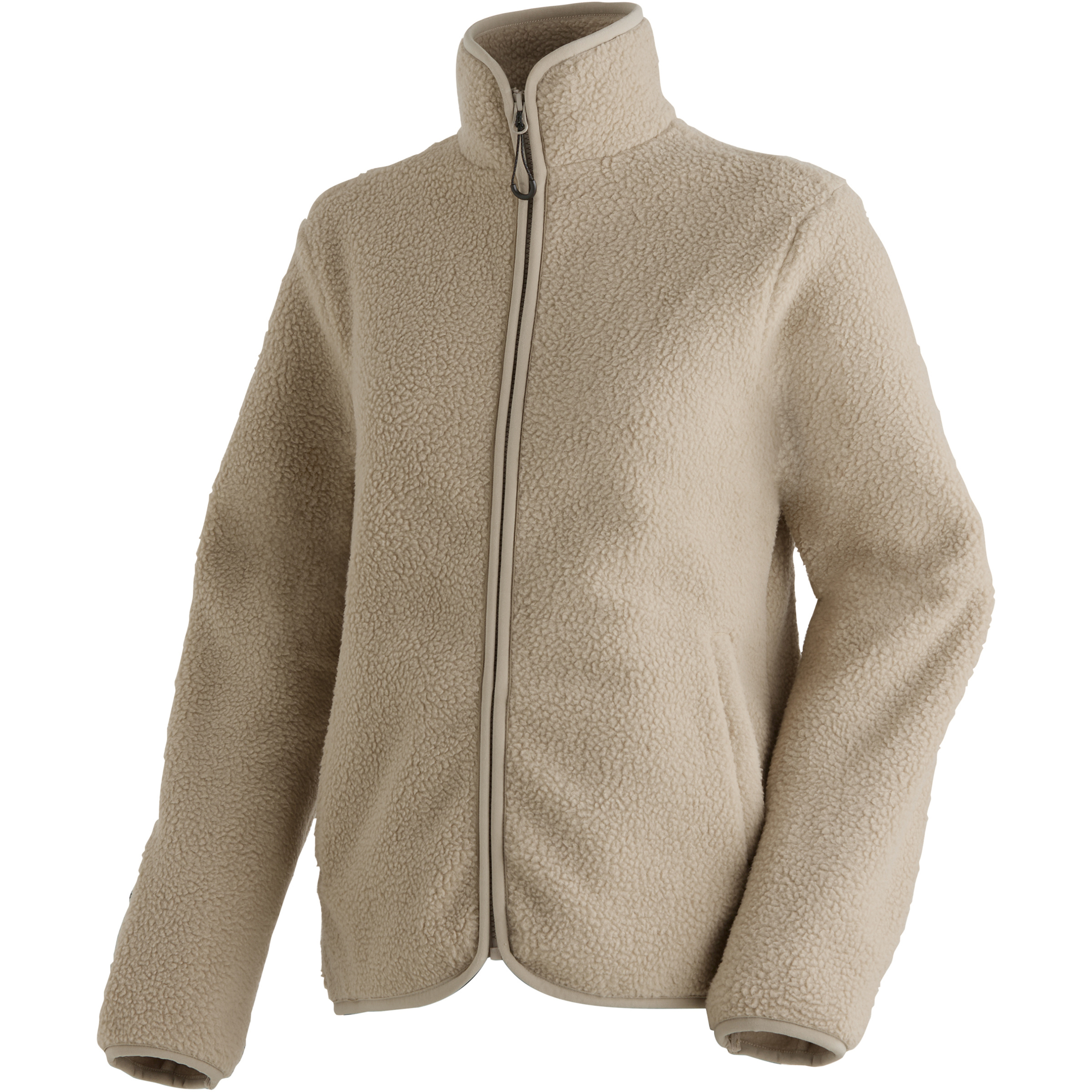 Maier Sports Racka Plus Damen Fleecejacke beige Größe 4XL Trekking Schnell trocknend