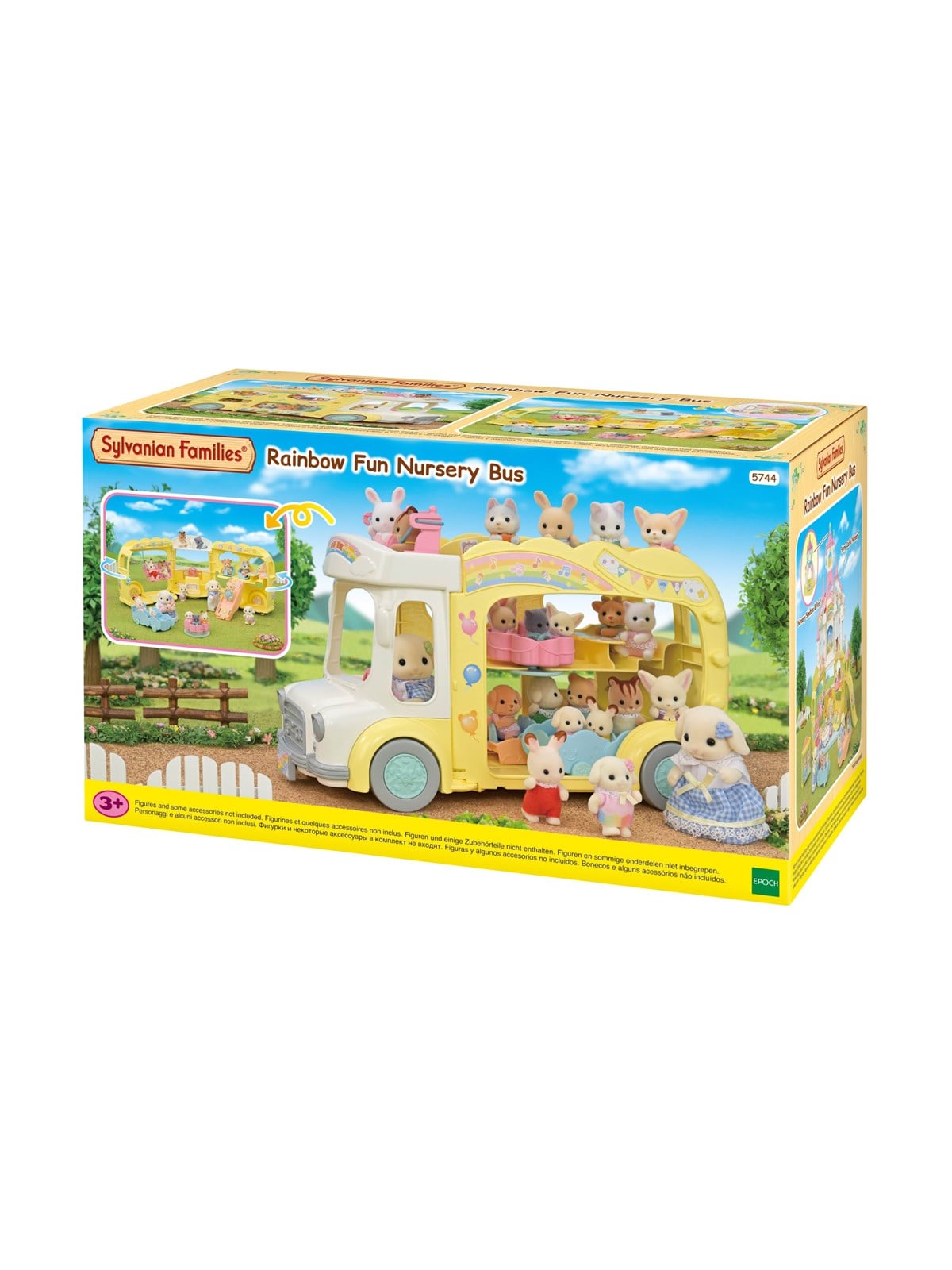Sylvanian Families Rainbow Fun Nursery Bus