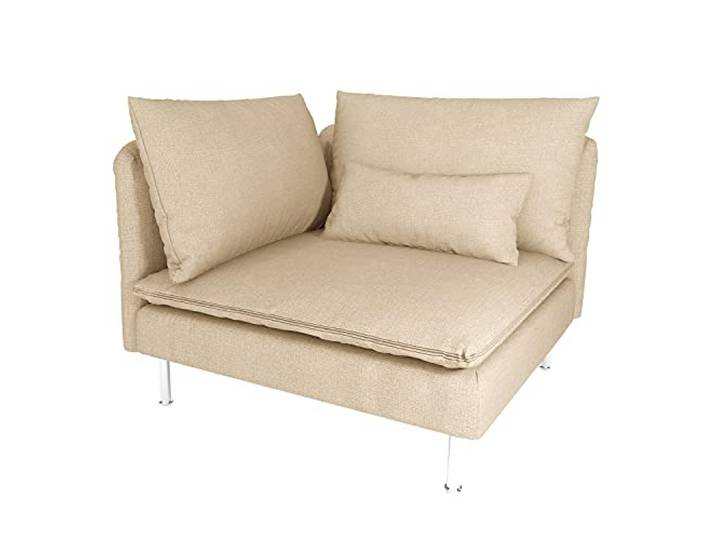 BACoverZone Housse de Canapé pour IKEA SÖDERHAMN Module d'angle Protège Canapé Relax Module d'angle pour Salon\, Revêtement de Canapé Lavable（Personnalisation）