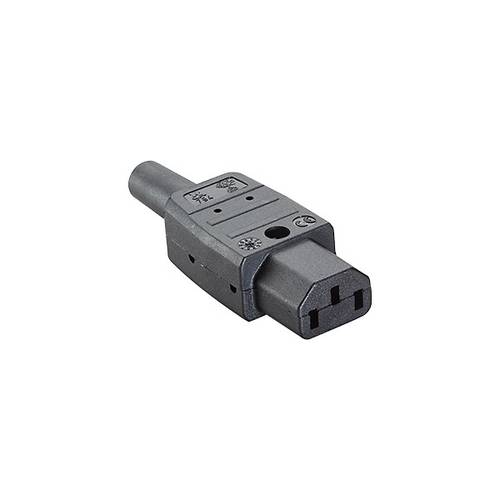 Bachmann 915170 Kaltgeräte-Steckverbinder Schwarz 1St.