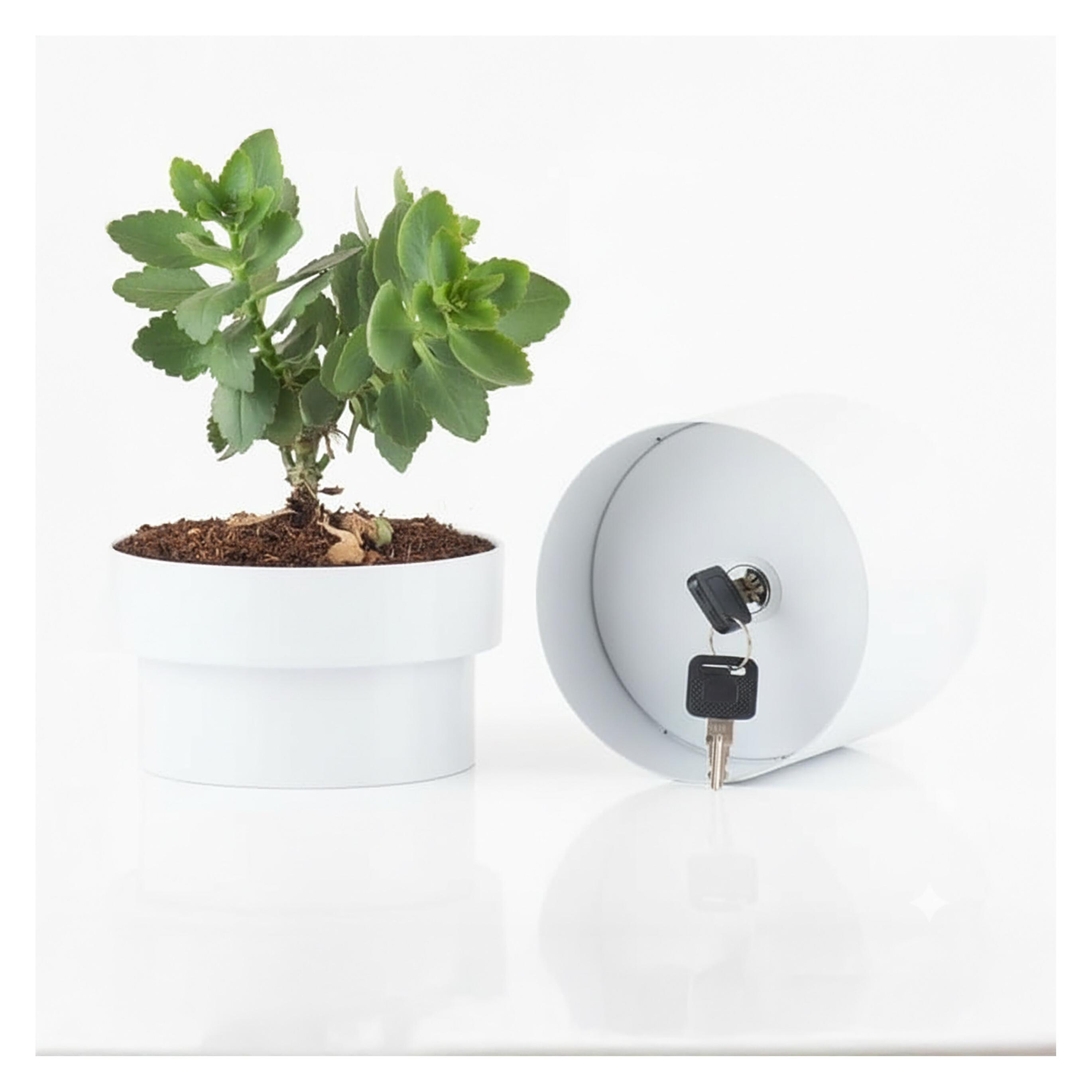 Relaxdays Blumentopf Safe (12.50 x 12.50 x 13 cm) (4052025855710)