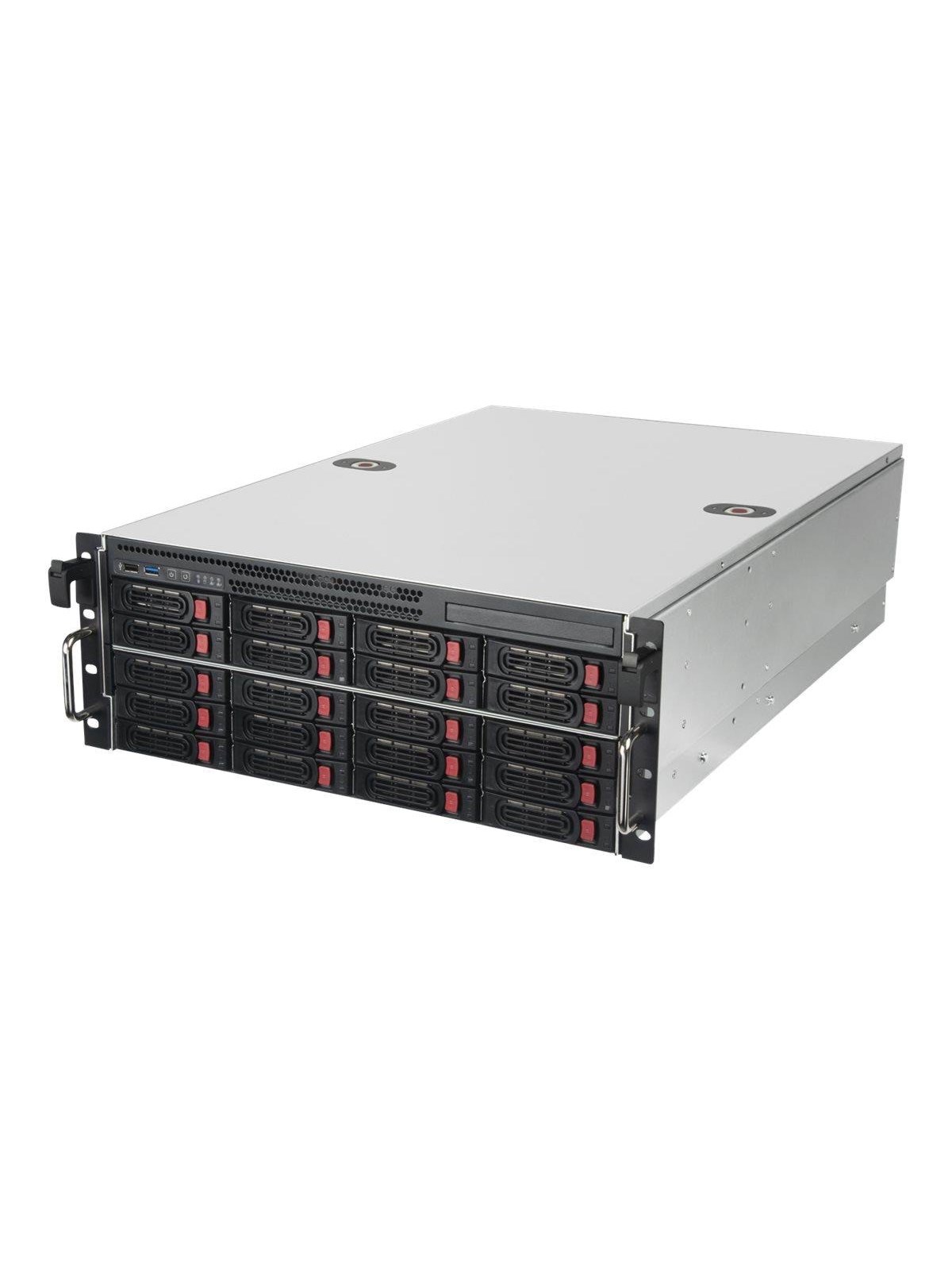 SilverStone RM43-320-RS - Gehäuse - Server (Rack) - Schwarz