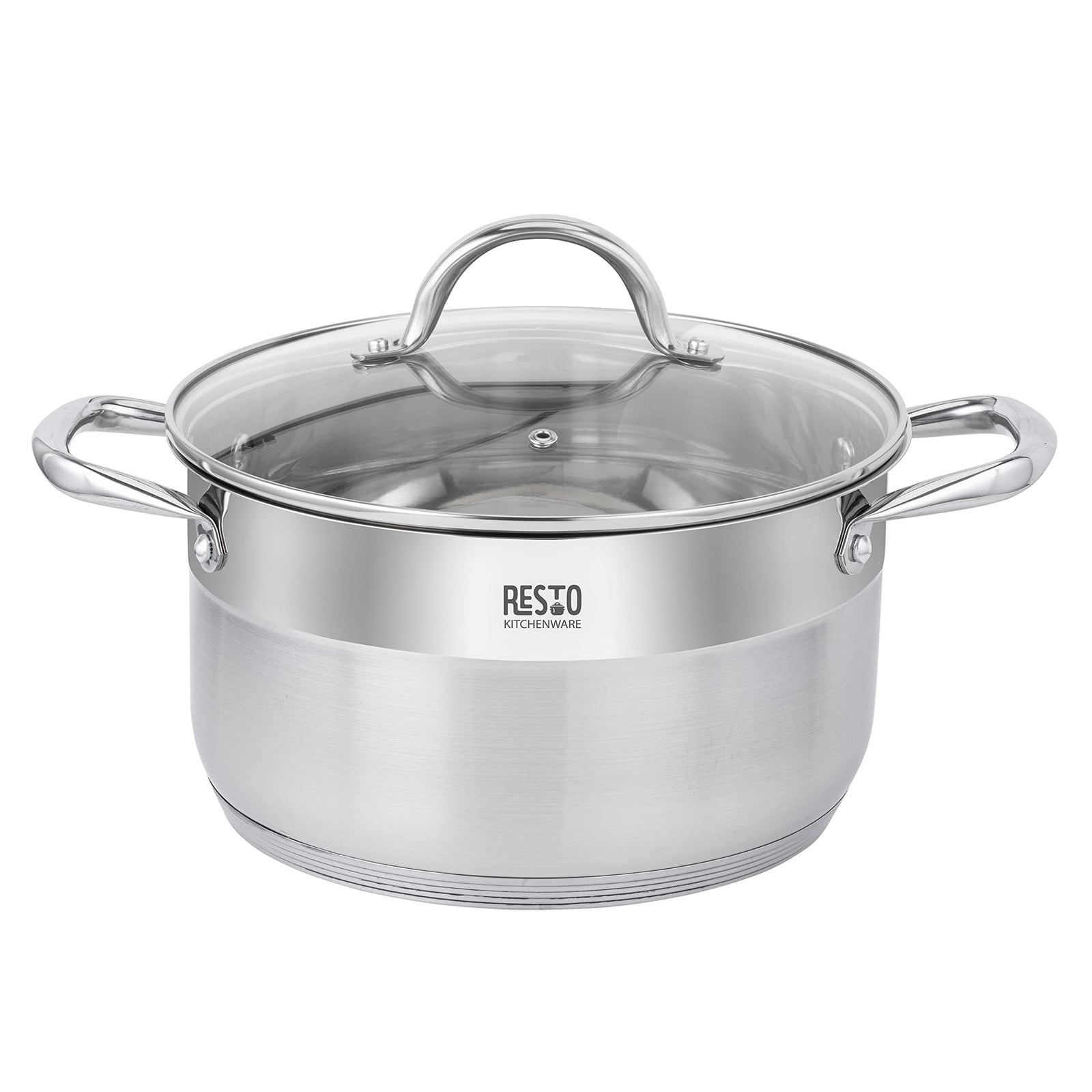 Resto Kitchenware Rigel Ronde Roestvrijstalen Kom, 6,2 liter