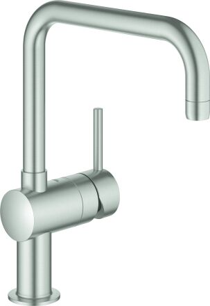 Grohe évier Minta U, pivotant, supersteel