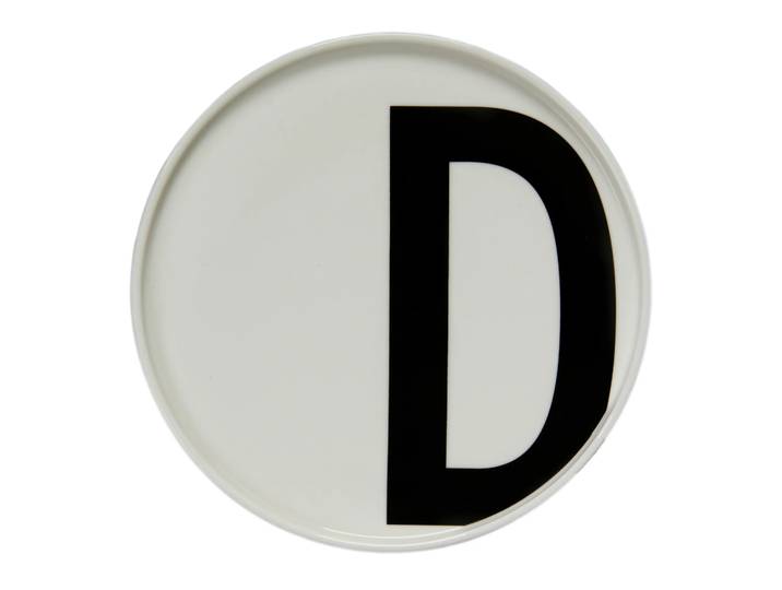 Design Letters Assiette Design Letters D