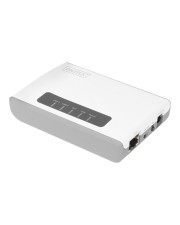 DIGITUS 2-Port USB 2.0 Wireless Multifunction Network Server 300 Mbps (DN-13024)