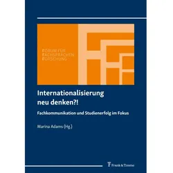 Internationalisierung neu denken?!, Fachbücher von Marina Adams