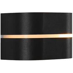 Nordlux Outdoor Wandleuchte SIBELIS UP/DOWN, E27, IP44, dimmbar, schwarz NORD-2418311003