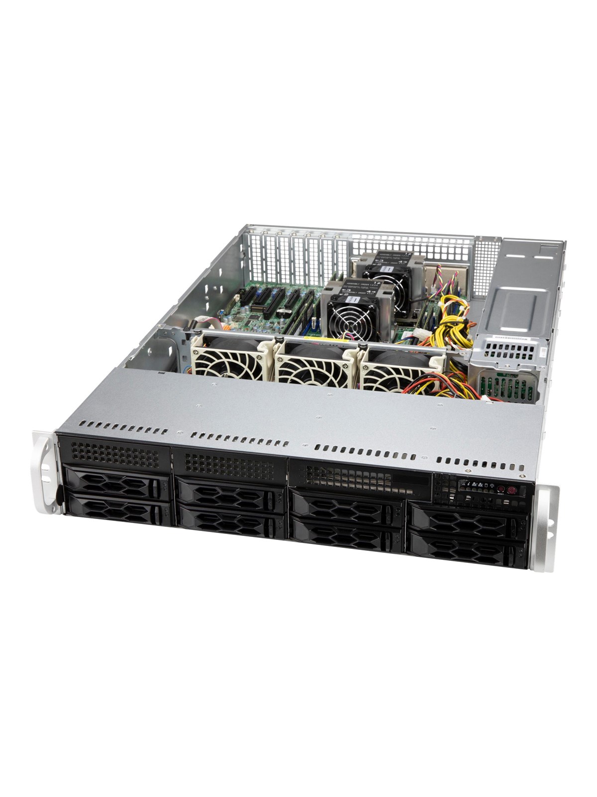 Supermicro SCLA25TQC R609LP - Gehäuse - Server (Rack) - Schwarz