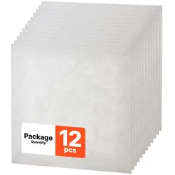 VEVOR 12 Stk. Deckenpaneele Deckenfliesen PVC-Schaumplatte 605x605mm Weiß, Marmormuster, Wasserfest, Brandschutz, Zuschneidbar, Für Abgehängte Decke Geeignet, Moderne Innendekoration für Heim Büro