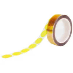 Wetec, Klebeband, Polyimid-Klebepunkte, 1.000 St. auf Rolle, 25 mm (25 mm)